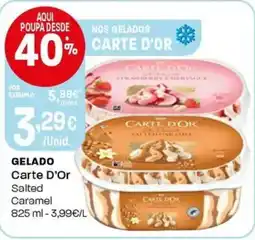 Intermarché Gelado carte d'or promoção