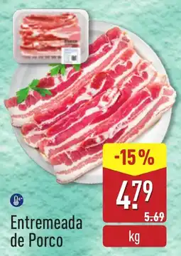 ALDI Entremeada de Porco promoção