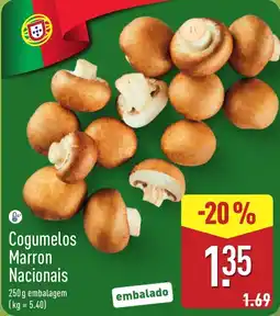 ALDI Cogumelos Marron Nacionais promoção