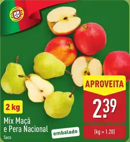 ALDI Mix Maçã e Pera Nacional promoção