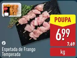 ALDI Espetada de Frango Temperada promoção