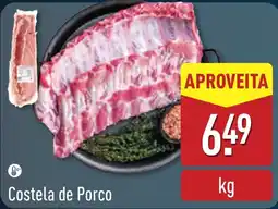 ALDI Costela de Porco promoção