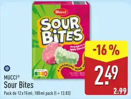 ALDI Mucci sour bites promoção