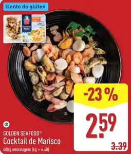 ALDI golden seafood cocktail de marisco promoção