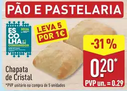 ALDI Chapata de Cristal promoção