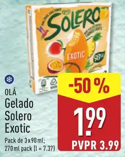 ALDI Solero Exotic promoção