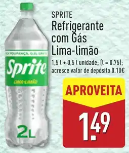 ALDI Sprite Refrigerante com Gás Lima-limão promoção