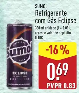 ALDI Sumol refrigerante com gás eclipse promoção
