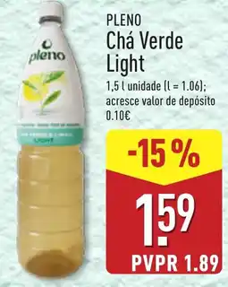 ALDI Chá Verde Light promoção