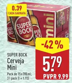 ALDI super bock cerveja mini promoção