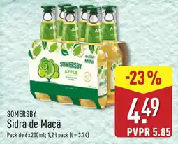 ALDI Somersby Sidra de Maçã promoção