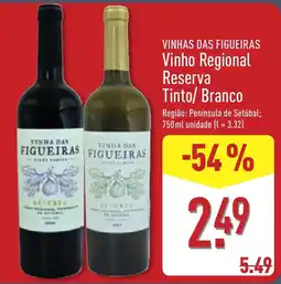 ALDI Vinha das Figueiras Vinho Regional Reserva Tinto/ Branco promoção