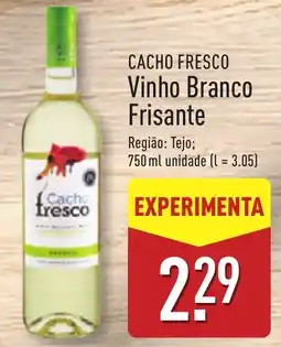 ALDI Cacho fresco vinho branco frisante promoção