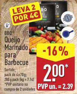 ALDI Bbq queijo marinado para barbecue promoção