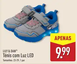 ALDI Ténis com Luz Led Lily & Dan® promoção