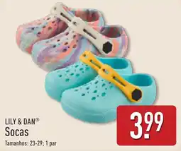 ALDI lily & dan socas promoção