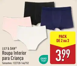 ALDI Lily & Dan Roupa Interior para Criança promoção