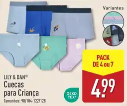 ALDI Cuecas para Criança promoção