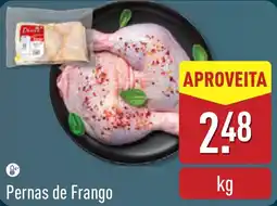 ALDI Pernas de Frango promoção