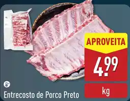 ALDI Entrecosto de Porco Preto promoção
