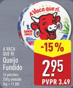 ALDI a vaca que ri queijo fundido promoção