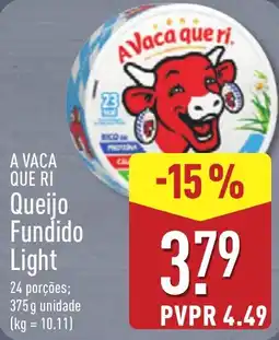ALDI A vaca que ri queijo fundido light promoção