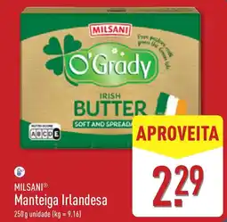 ALDI Manteiga Irlandesa promoção