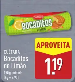 ALDI Cuétara Bocaditos de Limão promoção