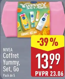 ALDI nivea coffret yummy, set, go promoção