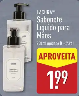 ALDI Lacura sabonete liquido para maos promoção