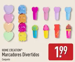 ALDI Home creation marcadores divertidos promoção