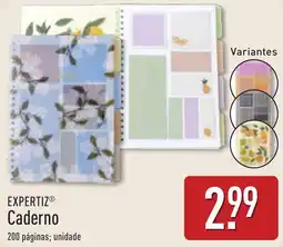 ALDI Expertiz caderno promoção