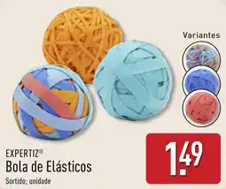 ALDI Expertiz bola de elásticos sortido promoção