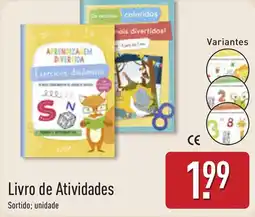 ALDI Livro de Atividades promoção