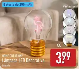 ALDI Lâmpada led decorativa home creation® promoção