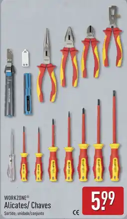ALDI Workzone alicates/ chaves promoção