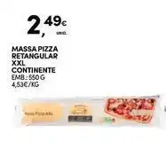 Continente Bom dia Continente - massa pizza retangular xxl promoção