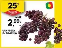 Continente Bom dia Uva preta c/grainha promoção