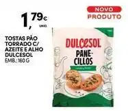Continente Bom dia Dulcesol - tostas pão torrado c/ azeite e alho promoção