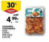 Continente Bom dia Continente - camarão promoção