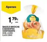 Continente Bom dia Continente - bagels brioche e sementes promoção