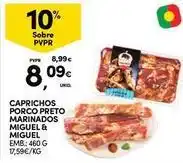 Continente Bom dia Caprichos porco preto marinados miguel & miguel promoção
