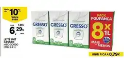 Continente Bom dia Gresso - leite uht promoção