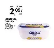 Continente Bom dia Gresso - manteiga promoção