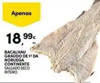 Continente Bom dia Continente - bacalhau graudo de 1 da noruega promoção