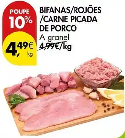 Pingo Doce A+ - bifanas/rojoes/carne picada de porco promoção