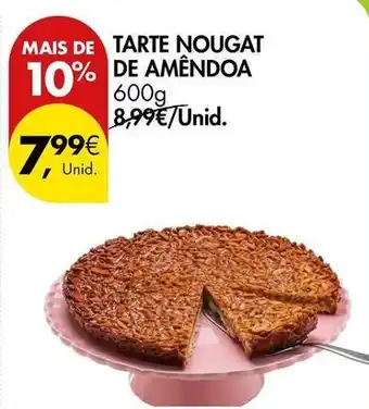 Pingo Doce Tarte nougat de amêndoa promoção