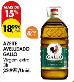 Pingo Doce Gallo - azeite aveludado promoção