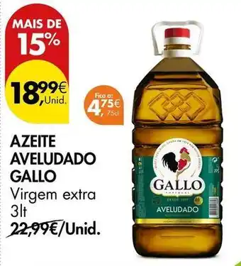 Pingo Doce Gallo - azeite aveludado promoção