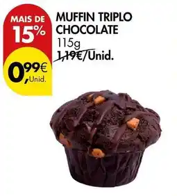 Pingo Doce Muffin triplo chocolate promoção